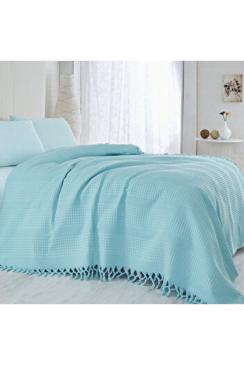 Şaheser Saheser 157SHS5201 duvet cover, 100% cotton, 220x240 cm, 340 g/m2, 96 thread count, 30C, Turquoise