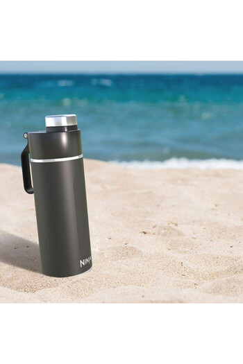 NINJA Thermos DW2401EUUKBK, 0.7l, Suits fizzy drink, 3thermal Insul, No BPA, Hot 8h, Cold 24h, Black