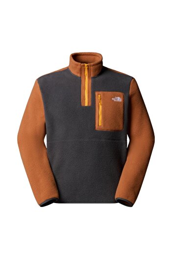 THE NORTH FACE Men's Yumıorı 1/4 Zip Sweatshirt nf0A883Seof1 Gray-L