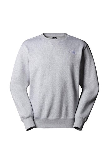 THE NORTH FACE Men's Essential Relaxed Crewneck Sweatshirt Nf0A89Etdyx1 Gray-Xl