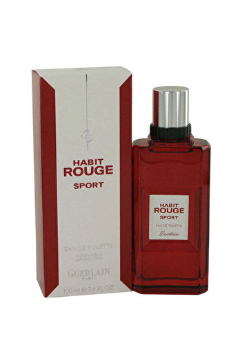 Guerlain , Habit Rouge Sport, Eau De Toilette, For Men, 100 ml *Tester