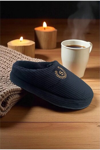 ALTUNTAŞ Women's Men's Indoor Anatomical Closed-Front Eva Sole Gift Slippers