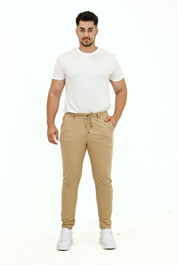 rlt relax time Men's Slim Fit Diagonal Jogger Stretchy Pants