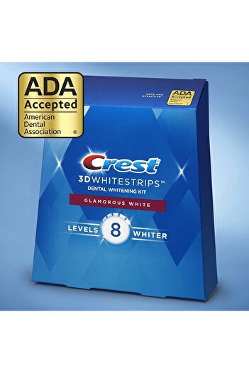 CREST Crest 3D White Luxe Whitestrips Whitening Kit, Brilliant White, 14 Treatments, (Packaging May Vary)