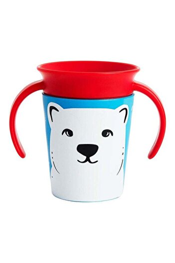 Munchkin Miracle 360 Wildlove Trainer Cup 6 Oz/ 177 Ml Polar Bear