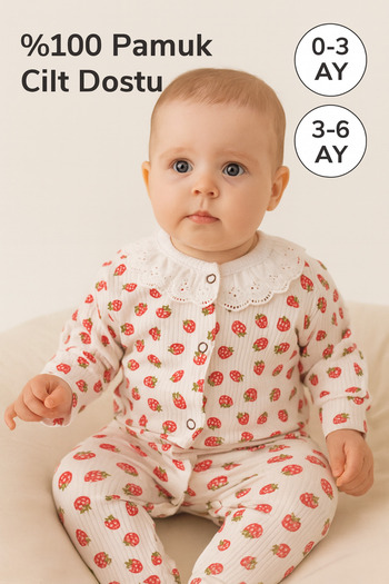 MYZİ STORE Newborn Baby Kids Pajamas Set