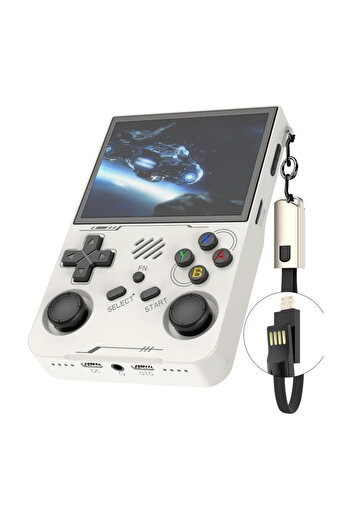 genernic Retro Handheld Game Console – 128GB Built-in 20,000+ Classic Games, 3.5" IPS Screen, Type-C Charging