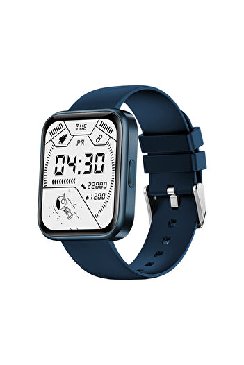 XK Fitness Ceas Smartwatch V30 cu Display 1.69 inch, Calorii, Distanta, Puls, Albastru