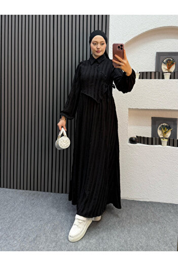 ENSA TESETTUR Deep Dress Black