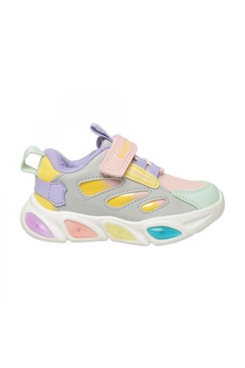 Vicco 346.B25K.227 Lamb Bebe Lighted Phylon Silver Children's Sports Shoes