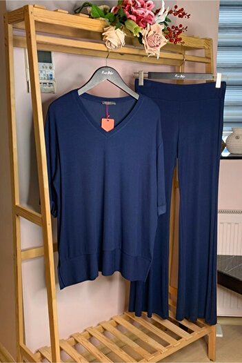 Büyük Moda Twill Camisole T-Shirt Leggings Set
