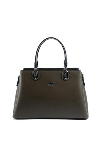 Silver Polo Silver & Polo Khaki Sp1253 Women's Handbag