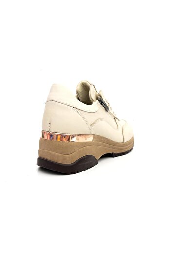 Venüs 2313081K Women's Genuine Leather Zippered Feta Heel Atom Casual Shoes
