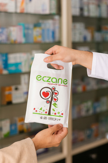 Özkan Ambalaj Temizlik 100 Pieces No. 0 Pharmacy Bags Hand-Held (20X30 cm)