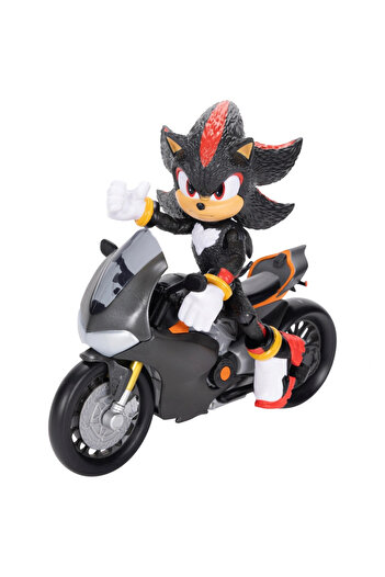 Jakks Pacific Sonic the Hedgehog 3 Action Figure Shadow with Motorcycle 12 cm