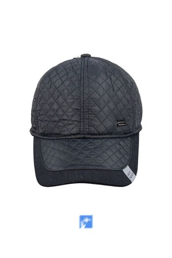 PIECE SIGNATURE 70% Acrylic, 30% Cotton, Soft Fleece Lined, Ear Flap, Waterproof Hat (Quilted)