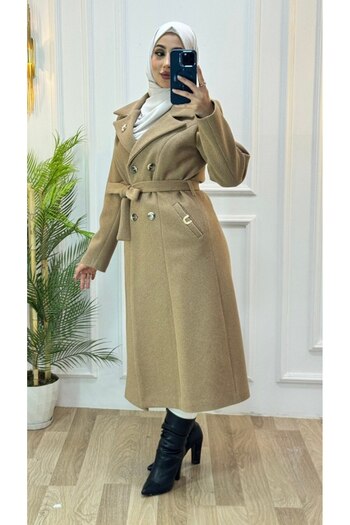 Tebrikler tekstil Women's Winter Midi Coat Model G3445