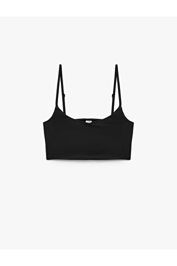 Koton Skinny Seamless Thin Strap Half Tank Top