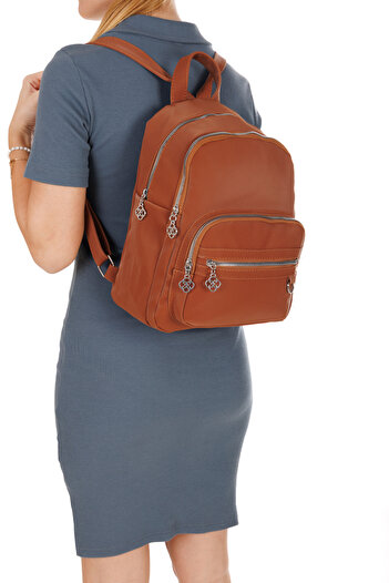 Adelina Bags Women's Casual Brown Backpack