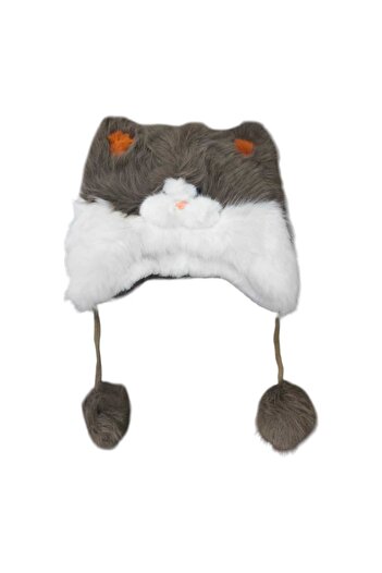 Aware Time 9-15 Years Old Children's Winter Beanie with Plush Figure