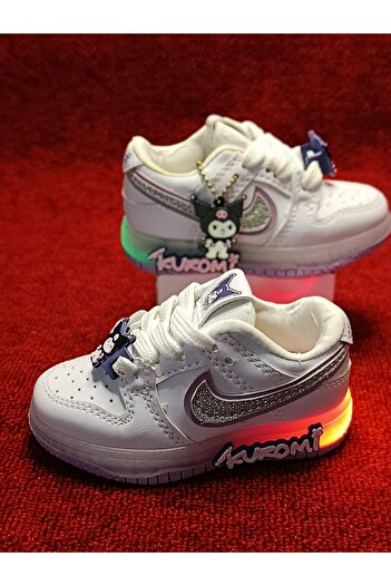 patik ayakkabı Children's Sports Shoes with Kuromi Figure Lighted Orthopedic