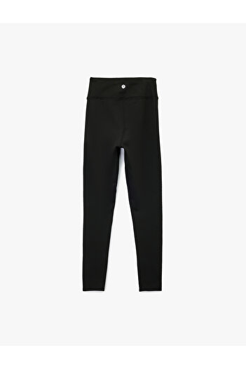 Koton Yüksek Bel Skinny Fit Dikiş Detaylı Spor Tayt