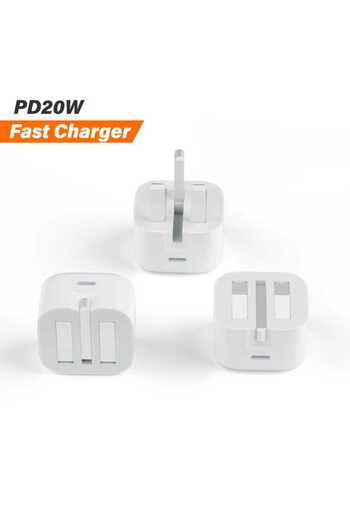 Generic 20W USB-C Fast Charger Compatible with iPhone 15/14 Pro Max/13/12/SE (2020)/11/XR/XS Max/X and iPad