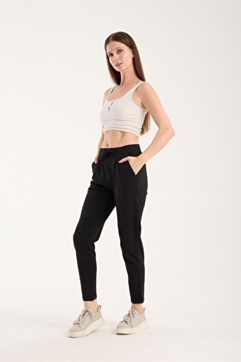 G-FOX Women's Lace-Up Sports Style Skinny Pants – Comfortable and Modern Cut 4001