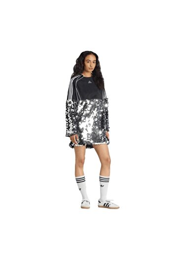 adidas Kadın Siyah Elbise SEQUINS DRESS KE9798