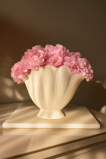 rufhomedesign Seashell Oyster Vase 16 cm Pinterest Pampas Vase Decorative Living Room Accessory Table Ornament