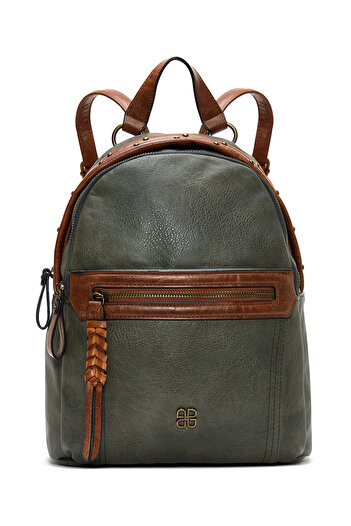 Derimod Women's Khaki Casual Backpack 25Wbd2493Ft