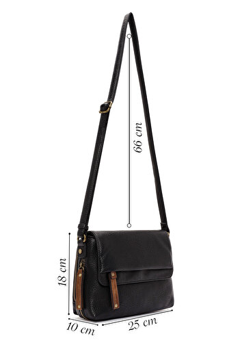 Derimod Women's Black Casual Crossbody Bag 25Wbd247118