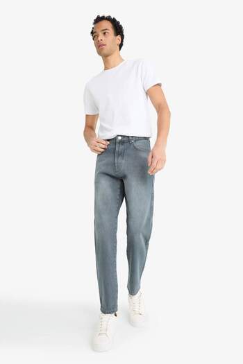 DeFacto 90's Slim Fit Dar Paça Jean Pantolon E8428AX25AU