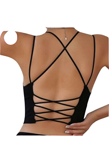 Fstyle Back Strappy Lingerie Set