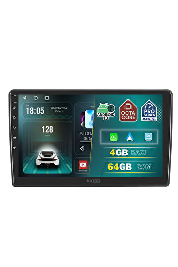 MaxTech Navigatie Audi A4 B6/B7 (2002-2008) & Seat Exeo (2008-2013) dedicata, 4 GB Ram 64 GB Rom OctaCore