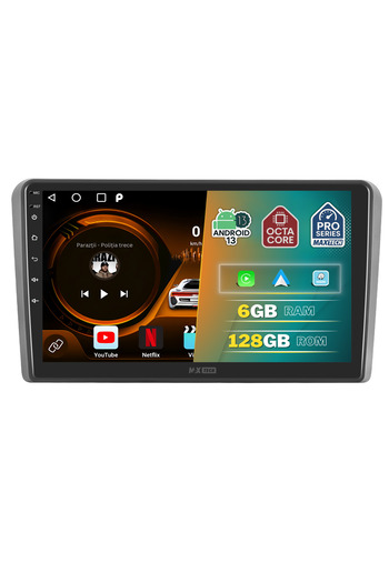 MaxTech Navigatie Audi A3 8P Facelift 2008-2012 dedicata, 6 GB Ram 128 GB Rom OctaCore, Carplay & Android