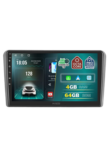 MaxTech Navigatie Audi A3 8P Facelift 2008-2012 dedicata 4 GB Ram 64 GB Rom OctaCore, Carplay & Android auto