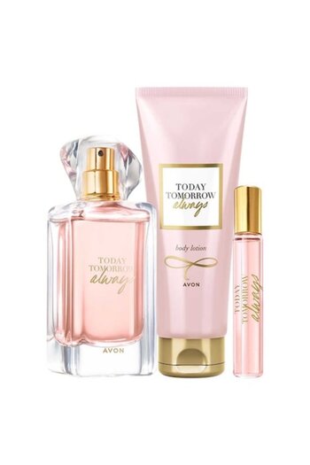AVON Set 3 produse TTA Always, - Apa de parfum 50 ml, Lotiune de corp 125 ml si Mini-apa de parfum 1