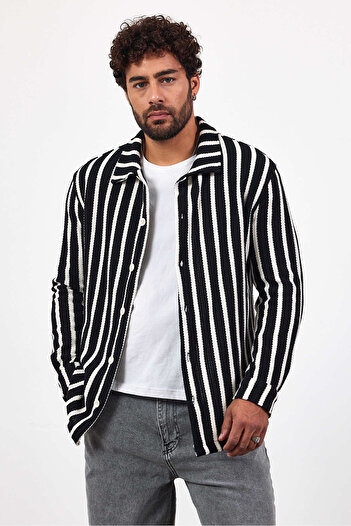 Weyeze Striped Jacquard Shirt 19712Wyz