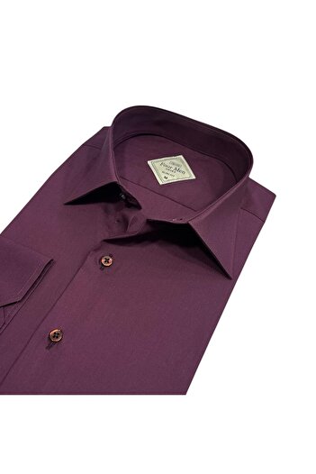 GÖMLEK GALERİSİ Slim Fit Straight Long Sleeve Men's Shirt