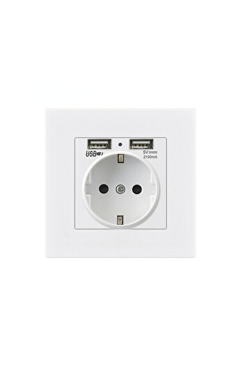 SMT SECURITY Spy HD Wi-Fi Camera Socket – 220V Socket with Microphone, Motion Detection & Remote App Access