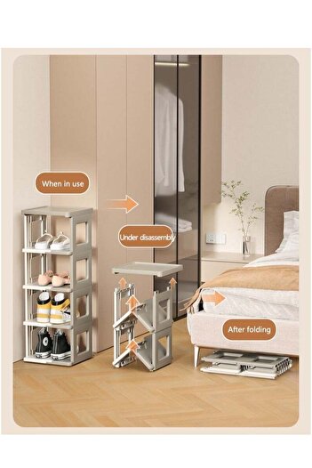 COOYA 7 Tiers Shoe Rack Organizer for Closet Entryway, Stackable Sneaker Storage, Storage containers Bins