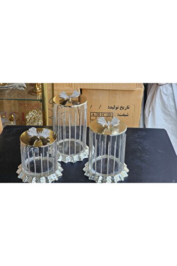 Keopsantique home Butterfly-Shaped Vertical Striped Stone Spice Rack
