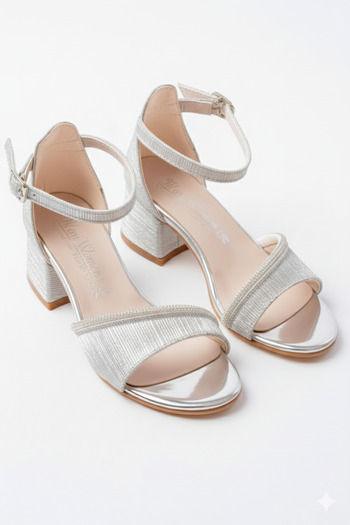 p papuccum ortopedi çocuk ayakkabıları Girl's Anti-Slip Sole Heeled Evening Dress Shoes