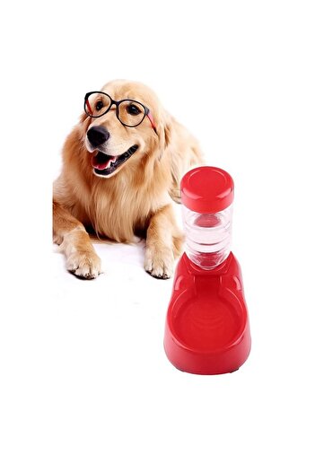 Doty Automatic Water Dispenser for Pets PetsBottle, detachable, bowl included, 260 ml, red, Doty®️