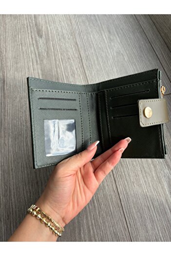 yako Coco Medium Size Women's Wallet with Coin Compartment and Card Holder, Zipper Closure