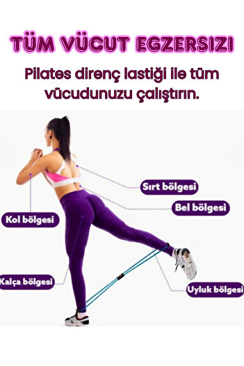 edewatt Pilates Resistance Rubber Hip Body Shaping Yoga Butterfly Resistance Band Home Fitness