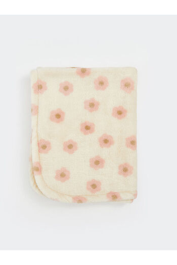 LC Waikiki Create Your Style from Uzg Store |   Flower Printed Plush Baby Girl Blanket 80X100 cm