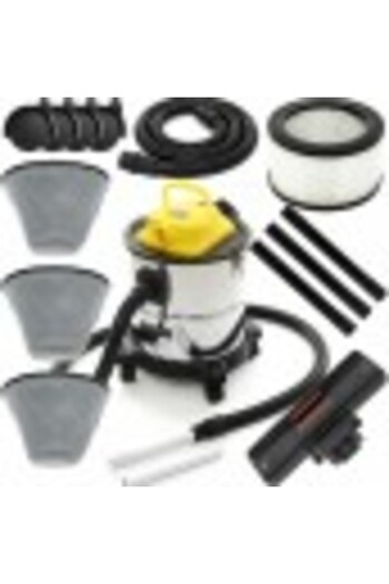 KraftProfesional Industrial vacuum cleaner with ash filter, 20L, 1650W