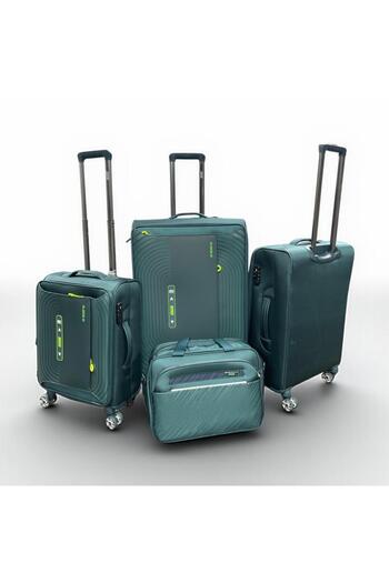 OGS 4-piece suitcase set (28 - 24 - 20 - 16) in elegant black
